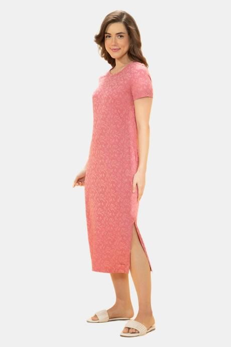 Amante Lounge Laze Dress - Pink Abstract Print — image 2